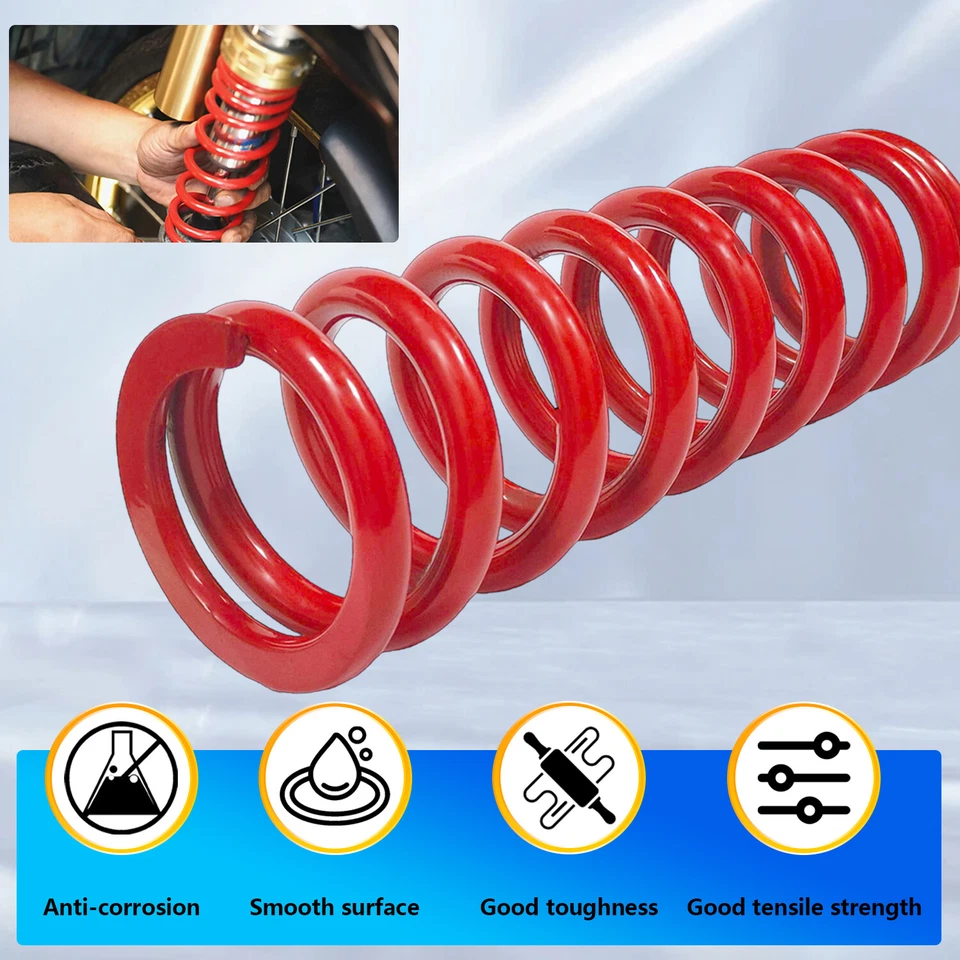 Heavy Duty Rear Shock Spring for Kawasaki KLX140 KLX140L KLX140G #660-HCR-8005 Foto 2 de 4