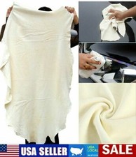 24"x35" Natural Chamois Leather Car Drying Towel Shammy Cleaning Cloth Absorbent