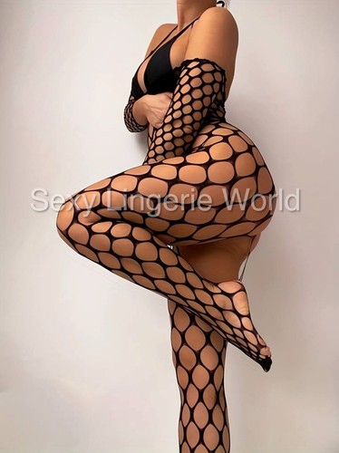 Frecher Damen Body Strumpf Netz Dessous Bodysuit Unterwäsche versautes Sex Outfit - Bild 19 von 77