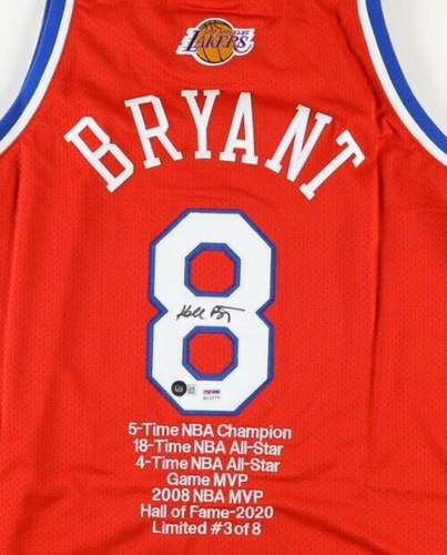 Kobe Bryant "2003 NBA All Star" Signed Mitchell & Ness Jersey PSA & Beckett BAS - Picture 1 of 10