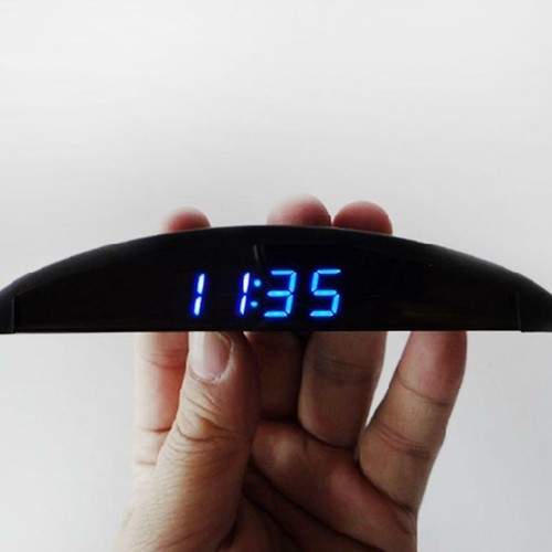 LED Digital Car Clock Automobile Electronic Clock 12V Car Voltmete Time Display - Picture 12 of 14