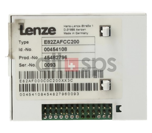 LENZE CAN I/O MODULE, 00454108, E82ZAFCC200 (US) - Picture 4 of 6