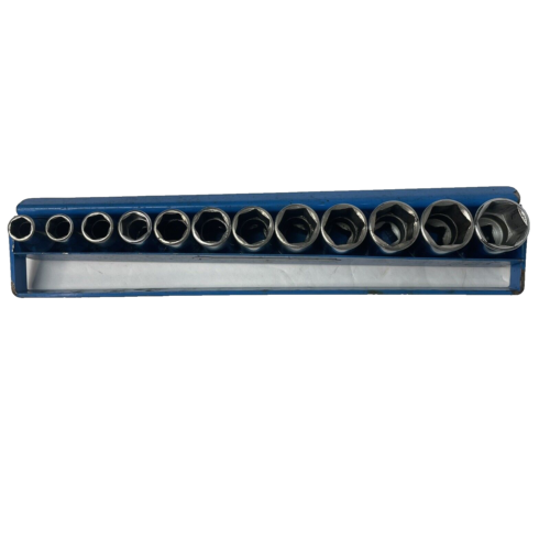 Cornwell 3/8" Drive Mid-Length 6 Pt 12 Pc Socket Set 8-19MM USA STM-2212MLS - Picture 3 of 17