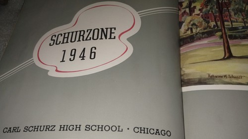 Chicago IL Carl Schurz High School yearbook 1946 Illinois - Picture 6 of 11