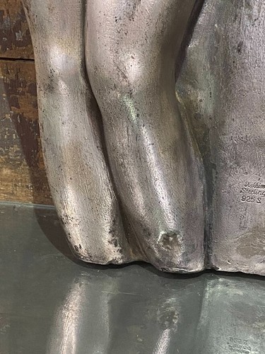 MCM Dänisches Wandrelief verkleidet mit Sterlingsilber von Leo Askhim - Bild 4 von 18