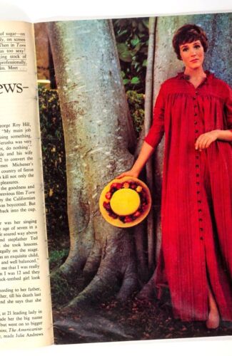 Julie Andrews Max Von Sydow Twiggy Patrick Hunt 60s Mod WOMAN"S MIRROR MAGAZIN - Bild 2 von 4