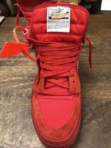 Top alto Off White Court 3.0 rosso taglia 39 - Foto 3 di 20