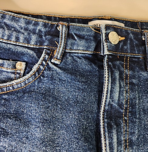 Zara Womens Blue Jean Shorts Size 8 Good Condition! - Picture 13 of 16
