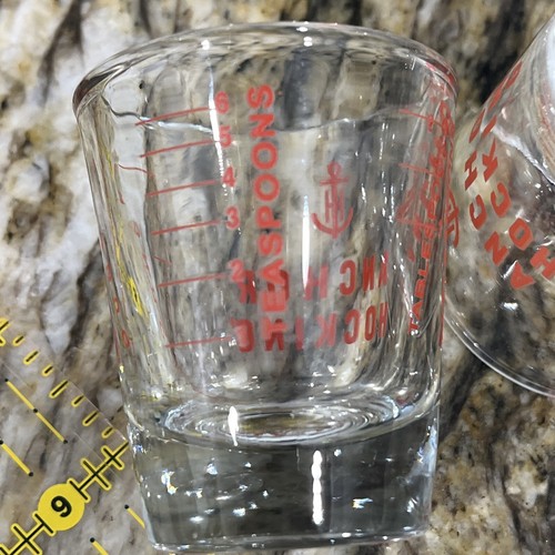 LOTE DE 2 VASOS DE CHUPITO VINTAGE ANCHOR HOCKING VASOS DE CHUPITO DE UNA ONZA 🇺🇸 - Imagen 9 de 24