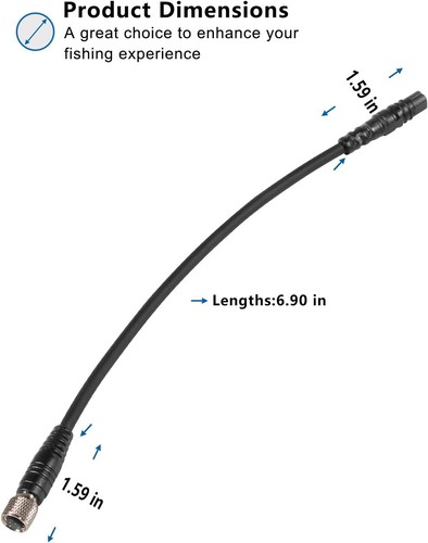 Cable adaptador de 4 pines para Minn Kota MKR-US2-12 1852072 compatible con Garmin - Imagen 7 de 12
