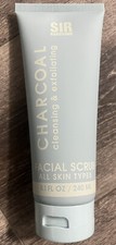 SIR HANDSOME Charcoal Cleansing exfoliating Facial Scrub All Skin Types 240ml
