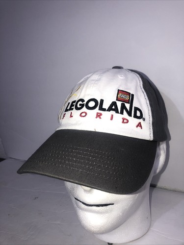 Legoland Florida Hat White & Gray Strap-back Youth Cap Embroidered Logo OSFM! - Picture 1 of 7