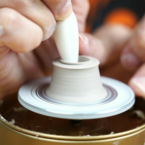 12V Mini Electric Pottery Wheel Ceramic Machine 6cm Work Clay Art Craft DIY Gift - Picture 3 of 15
