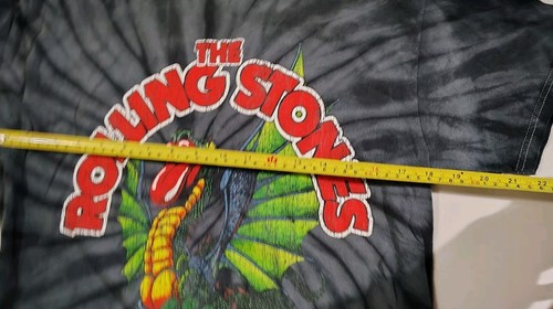The Rolling Stones Dragon On Stadium Size Adult Size Small Unisex TShirt - Picture 3 of 5