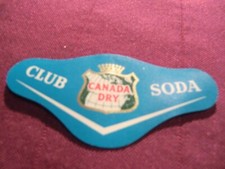 FLASCHENHALS-ETIKETTEN CANADA DRY CLUB SODA - NEU