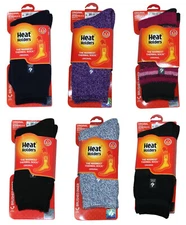 Heat Holders Original Thermal Crew Socks OSFM NWT Pick Color