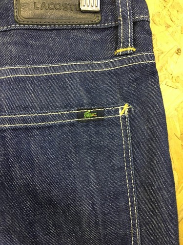 Denim Regular vgc Dark L34 W32 Fit Jeans Wash Lacoste Mens naAUwBxq0p