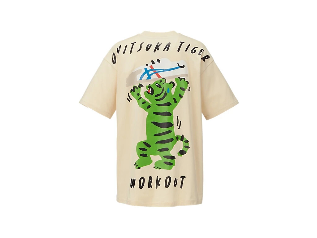 ★onitsuka tiger★ oversized graphic t-shirt ASK availability first)Onitsuka Tiger OVERSIZED GRAPHIC TEE