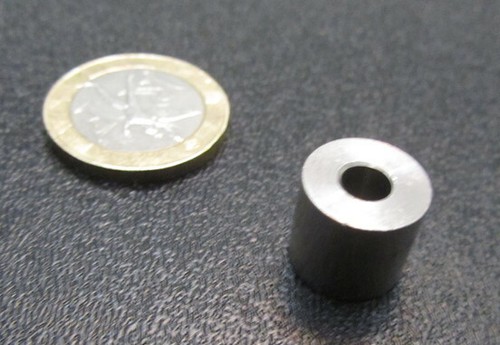 Stainless Steel Spacer, No 10 Screw, .500" OD x .192" ID x .437" Length, 5 pcs - Picture 3 of 11