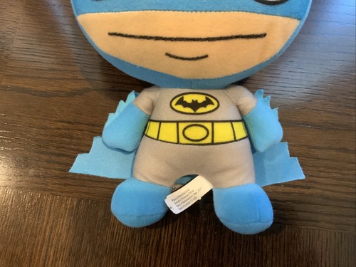 DC COMICS ORIGINAL BATMAN PLUSH CARICUTURE BLUE 12 INCH BIG HEAD DOLL - Picture 3 of 10