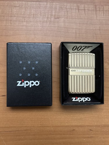 New Zippo JAMES BOND GOLDFINGER Armor Lighter 60TH Anniversary LIMITED 5000 Pcs - Picture 2 of 13