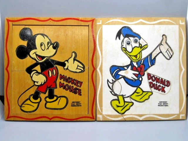 Mickey Mouse & Friends Vintage Puzzles for sale | eBay