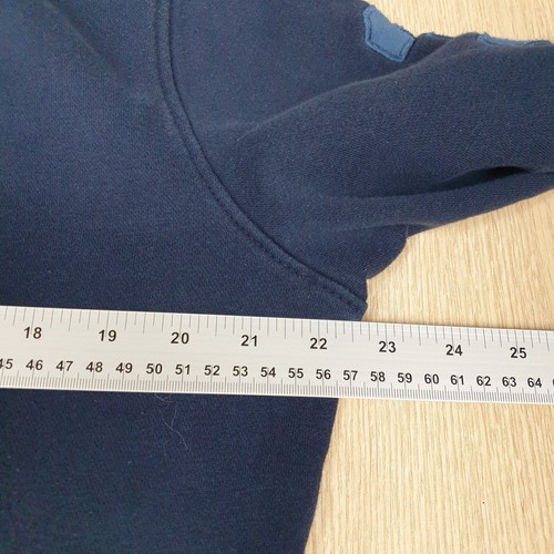 U.S. POLO ASSN Hoodie Mens Medium Navy Blue Hooded Sweatshirt Cotton Blend - Picture 12 of 13