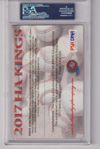 Cal Ripken Jr. RARE Auto 2017 HA Kings Silver 3/30 PSA/DNA Authentic Orioles - Picture 2 of 2