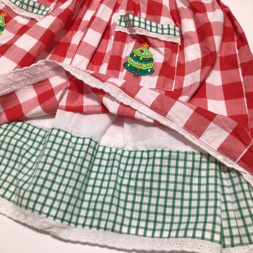 Sweet La Rose Dress Girls Smocked Red Check Embroidered Size 6 ~ MONOGRAMED - Picture 6 of 8