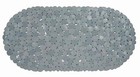 Slate Shower or Bath Mat With Suction PVC Pebbles Non Slip Anti Slip Grey