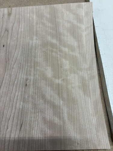 Cherry wood veneer 12” x 12" on PSA backer "A" grade quality 1/40th" thickness - Picture 3 of 4
