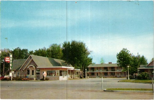 Erin Swiss Motel, Fremont, Nebraska, Vintage Postkarte - Bild 1 von 2