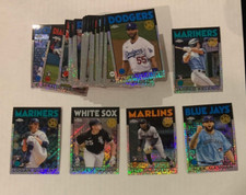 2021 Update 1986 Topps Chrome Silver Pack  Complete Set 50 Cards Manoah, Gilbert