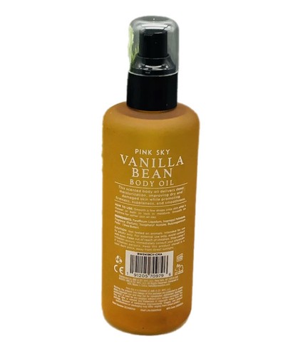LOT of 3 Pink Sky VANILLA BEAN Scented Body Oil Renew 8.11 oz New - Picture 2 of 2