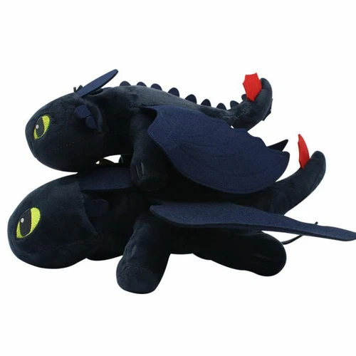 30 40 60CM Plüschfigur Drache Dragon Ohnezahn Drachenzähmen Stofftier Plüschtier - Bild 3 von 6