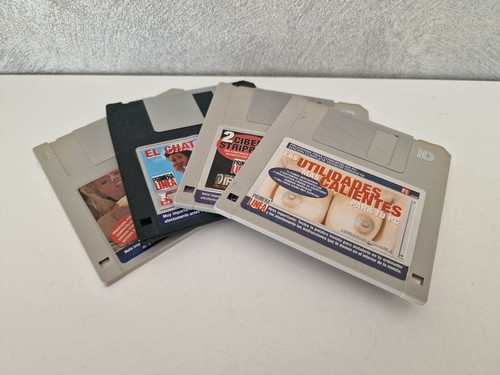 LOT DE DISQUETTES STRIP POKER VINTAGE - Afbeelding 7 van 7
