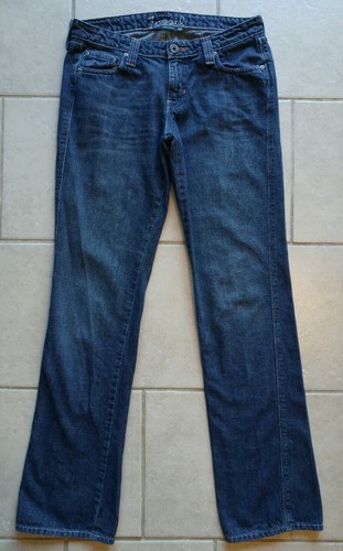x Vintage 33 Vintage Dark Denim Jeans 8l Femme Straight Fossil Sz CZRqz