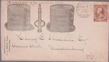 1885 #210 Chelsea Sta Mass Illust advt AMERICAN ECLIPSE HOSE (d93)