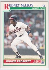 M) 1991 Score Baseball Trading Card - Rodney McCray #763