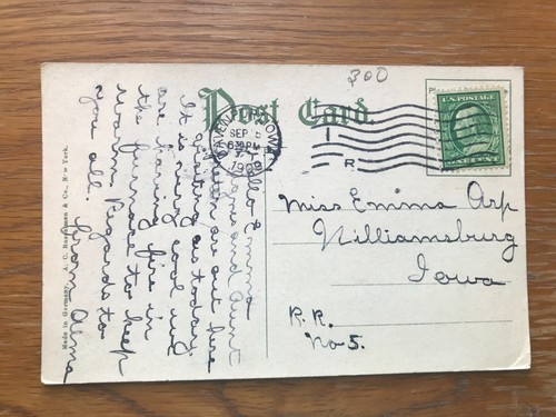 New Lane Building Davenport Iowa Postcard - 第 2/2 張圖片