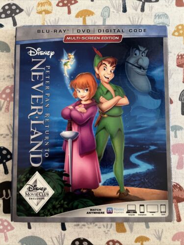 Peter Pan: Return to Neverland (Blu-Ray/DVD, 2018) Disney