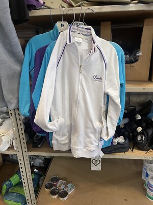 LRG Lifted Research Group Juniors White Ladies Jacket Large Last One Extra Cute