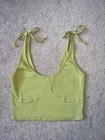 Sleeveless Top / Tank - Pac Cares - PacSun - Chartreuse Green - Sz Medium