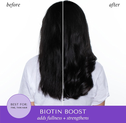 Biotin Boost Thickening Shampoo for All Hair Types, Colour Safe, Gluten-Free, Su - Picture 5 of 11