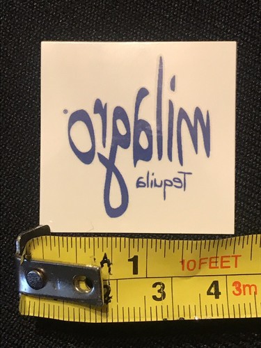 Menge 10 (zehn) Milagro Tequila Wasserdicht Temporäre Tattoos Aufkleber Blau NEU - Bild 5 von 8