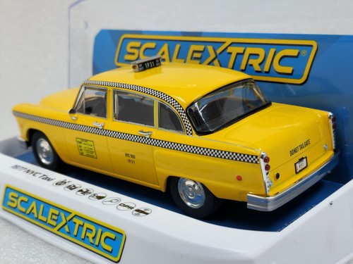 Scalextric C4432 1977 taxi de Nueva York 1:32 coche ranura - Imagen 2 de 11