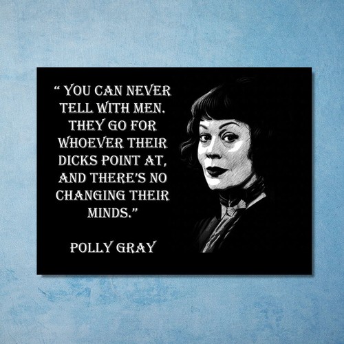 Multi-Listing Peaky Blinders TV Series Quotes metal plaques signs poster images - Picture 4 of 17