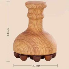 Massage brush, wooden meridian massage brush, handheld full body massager