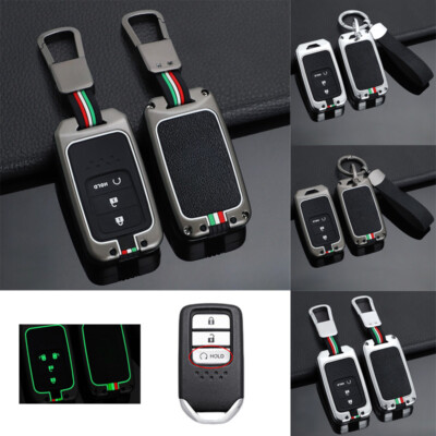 Alloy Silicone Car Key Case Cover For Honda Odyssey CR-V Accord Civic Insight