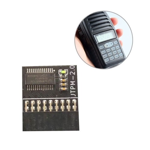 TPM2.0 LPC 18Pin Remote Card Encryptions Module Upgraded - Photo 2/6